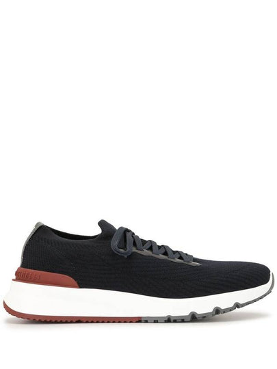 Knit Running Sneakers Navy - BRUNELLO CUCINELLI - BALAAN 2