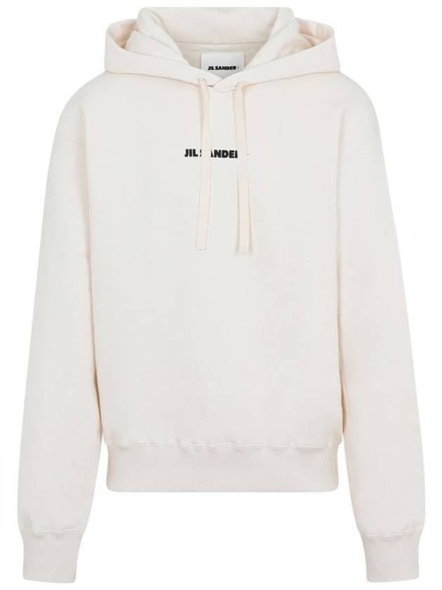 Plus Logo Hoodie Beige - JIL SANDER - BALAAN 2