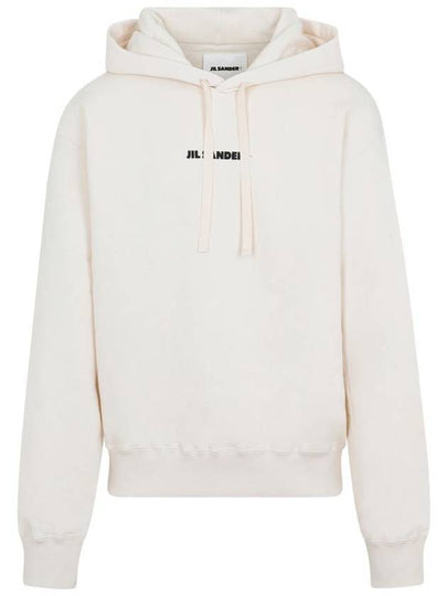 Plus Logo Hoodie Beige - JIL SANDER - BALAAN 2