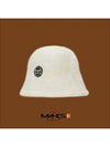 Logo Bucket Hat Ivory Orange Label Angora Bucket Hat EC00680 - MAHES - BALAAN 2