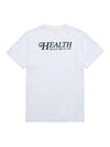 Health Print Crew Neck Cotton Short Sleeve T-shirt White - SPORTY & RICH - BALAAN 6