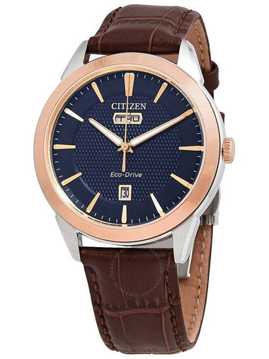 Citizen Eco-Drive Navy Dial Men's Watch AW0096-06L - CITIZEN - BALAAN 1