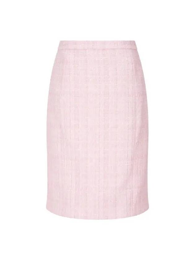 Women s Glitter Tweed Skirt Pink - EMPORIO ARMANI - BALAAN 1