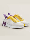 Bouncing Mesh Low Top Sneakers White Purple - HERMES - BALAAN 2