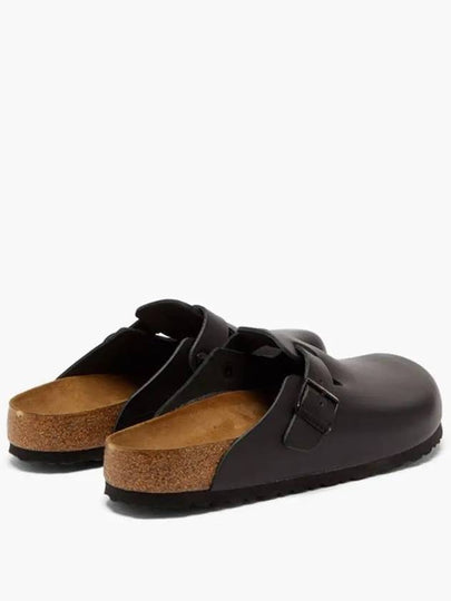 Boston Boston Smooth Black Leather Buckle Strap Bloafer Sandals - BIRKENSTOCK - BALAAN 2