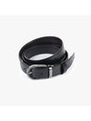 Horseshoe Buckle 30mm Reversible Leather Belt Black Brown - MONTBLANC - BALAAN 3