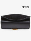 FF Baguette Flap Card Wallet Black - FENDI - BALAAN 6