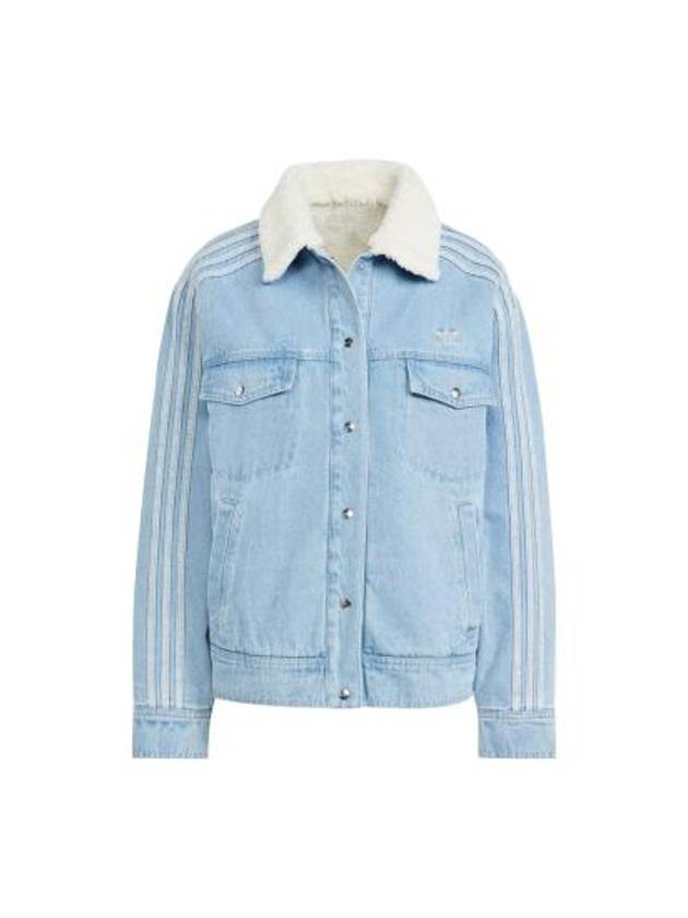 Neutral Court Denim Jacket Clear Blue - ADIDAS - BALAAN 2