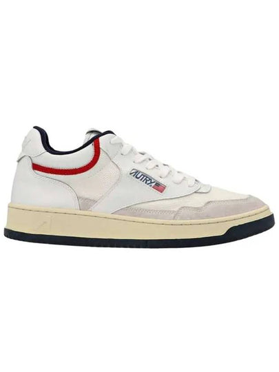 Open Mesh Mid Low Top Sneakers White - AUTRY - BALAAN 2