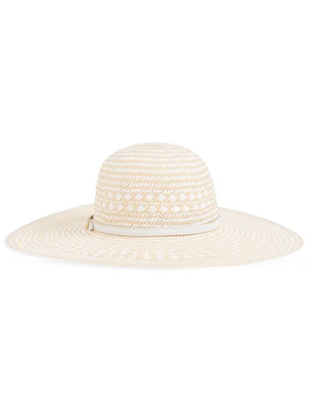 Melissa Odabash Hat With Decorative Band, Women's, Cream - MELISSA ODABASH - BALAAN 3