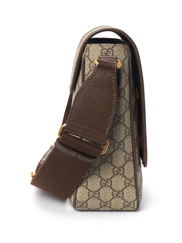 24 ss GG Supreme Fabric Leather Shoulder Strap WITH Iconic Web Band 761741FACJQ9741 B0650983044 - GUCCI - BALAAN 4