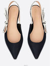 J'adior Technical Fabric Slingback Ballerina Flats Black - DIOR - BALAAN 4