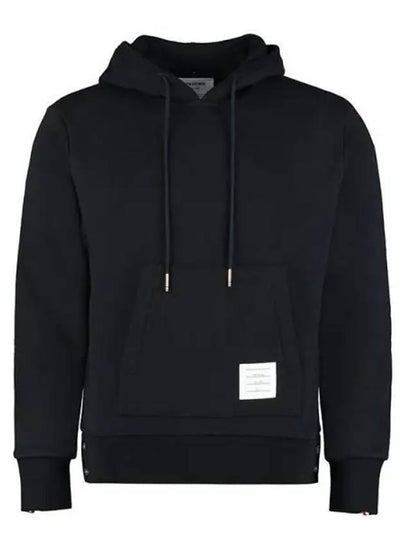 Men's Center Back Stripe Logo Patch Hoodie Navy - THOM BROWNE - BALAAN 2