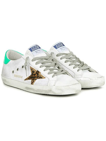 Superstar Classic Neon Tab Low Top Sneakers White - GOLDEN GOOSE - BALAAN 2