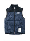 Logo Down Vest Navy - HORN GARMENT - BALAAN 1