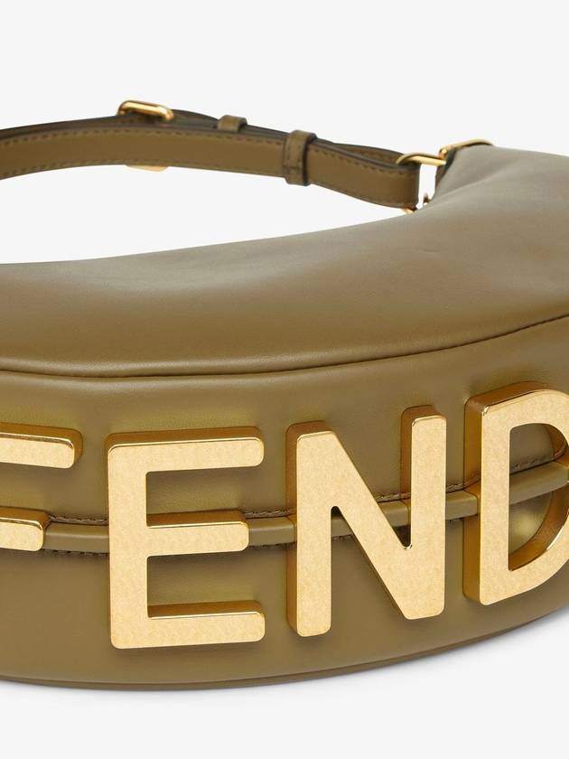 Fendigraphy Small Hobo Shoulder Bag Green - FENDI - BALAAN 6