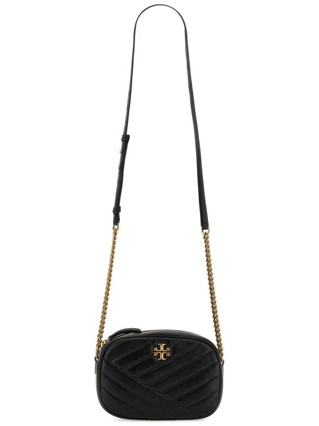 Chevron Kira Small Camera Cross Bag Black - TORY BURCH - BALAAN 2