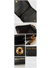 5ML522 Black Quilted Gold Logo Women’s Bicycle Wallet - MIU MIU - BALAAN 4