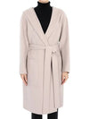 Women's Priscilla Belted Wool Single Coat Dark Pink - MAX MARA - BALAAN 3