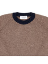 Wool 4 Bar Pullover Knit Top Medium Brown - THOM BROWNE - BALAAN 4