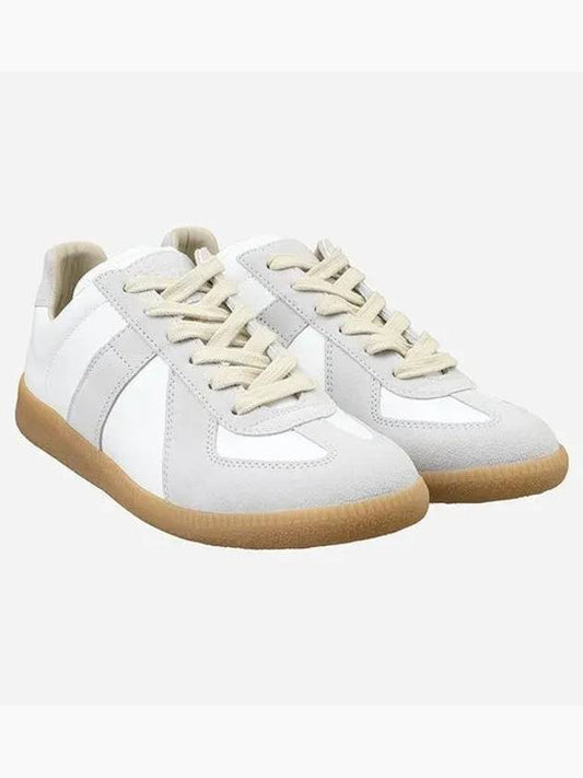 Replica Calfskin Low Top Sneakers White - MAISON MARGIELA - BALAAN 2