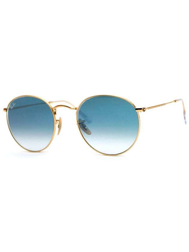 Eyewear Round Frame Sunglasses Blue - RAY-BAN - BALAAN 2