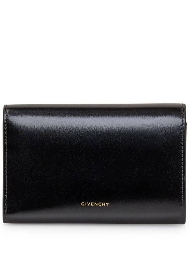 4G Liquid Box Leather Half Wallet Black - GIVENCHY - BALAAN 5