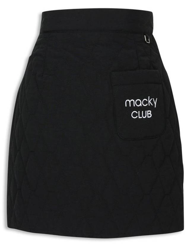 Skirt Shorts Padded Wrap Mini Skirt Black MCFW23SK 5BK - MACKY - BALAAN 3