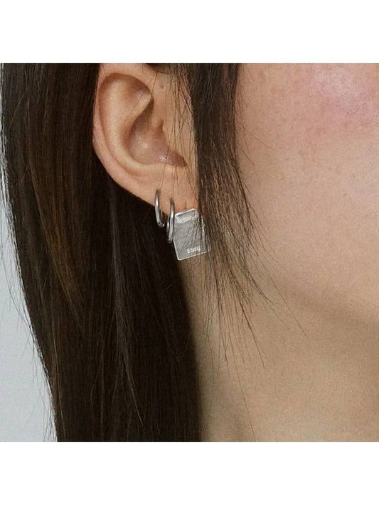 SIGNATURE SILVER EARRING SV earrings - TIBAEG - BALAAN 1