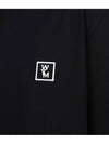 Men's Back Logo Cotton Short Sleeve T-Shirt Black - WOOYOUNGMI - BALAAN 8