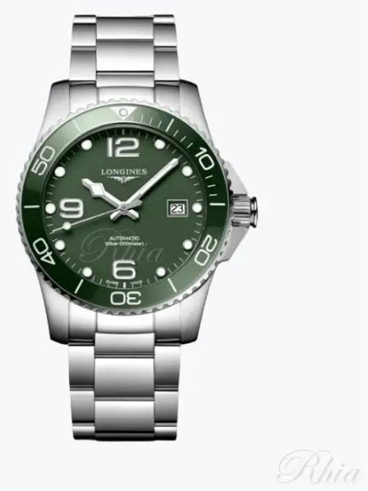 Hydro Conquest Automatic Silver Metal Watch Green - LONGINES - BALAAN 2