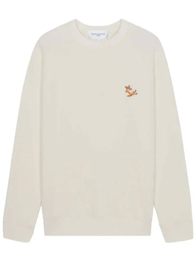 Chillax Fox Patch Classic Sweatshirt Ecru - MAISON KITSUNE - BALAAN 2