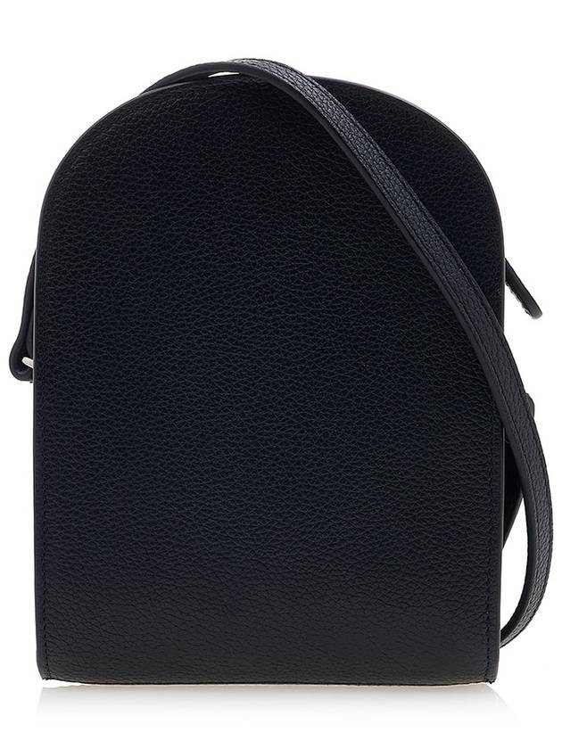 Women's Demi Lune Neck Pouch Cross Bag Black - A.P.C. - BALAAN 4