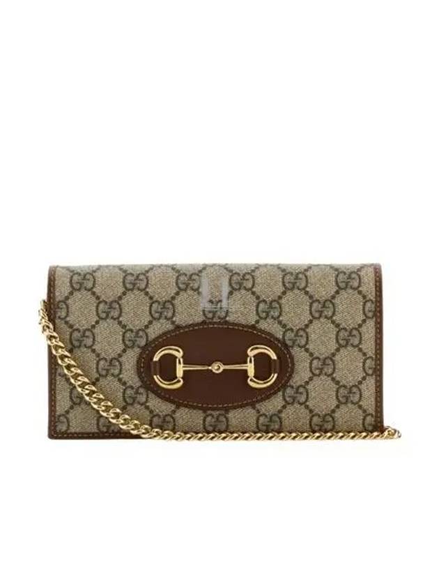 Horsebit 1955 Chain Cross Bag Beige Ebony - GUCCI - BALAAN 2