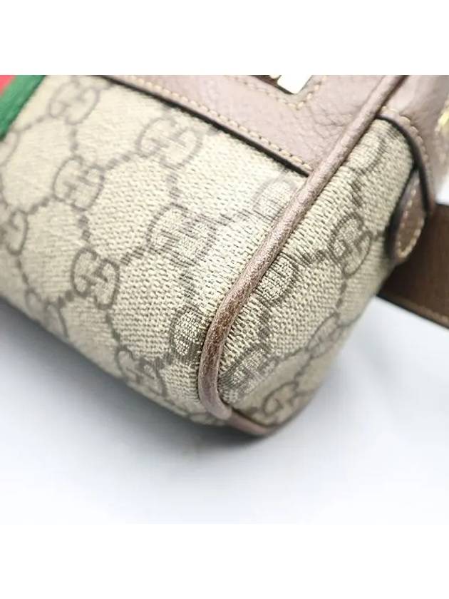 517076 GG Logo Canvas Ophidia Supreme PVC Small Belt Bag - GUCCI - BALAAN 6