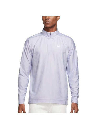 Golf Dri-Fit ADV Tour Half Zip Long Sleeve T-Shirt Purple - NIKE - BALAAN 2