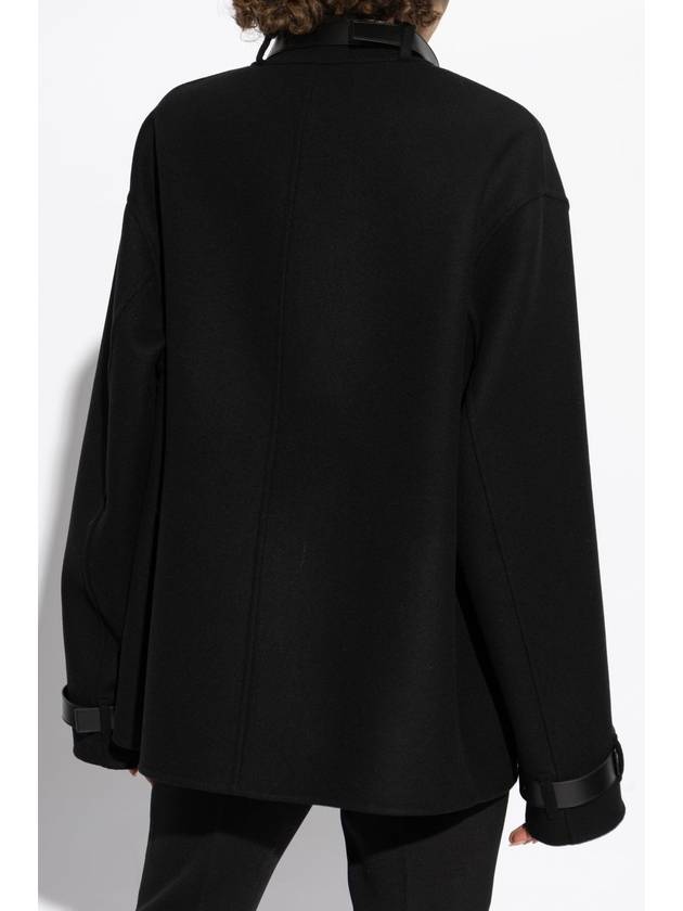 JIL SANDER Wool Coat, Women's, Black - JIL SANDER - BALAAN 4