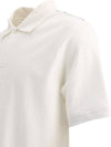 Men's Cotton Polo Shirt White - BURBERRY - BALAAN 5