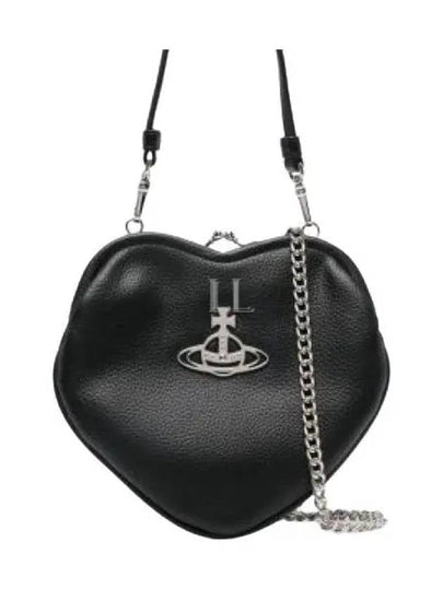 Belle Heart Frame Shoulder Bag Black - VIVIENNE WESTWOOD - BALAAN 2