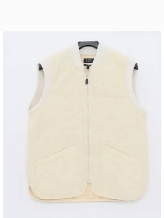 Quilted Vest Ivory - A.P.C. - BALAAN 2