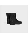 Natural Rubber Mid Rain Boots Black - CELINE - BALAAN 4