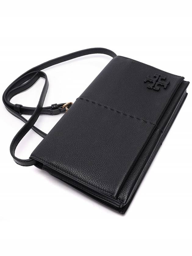 McGraw Leather Cross Bag Black - TORY BURCH - BALAAN 6