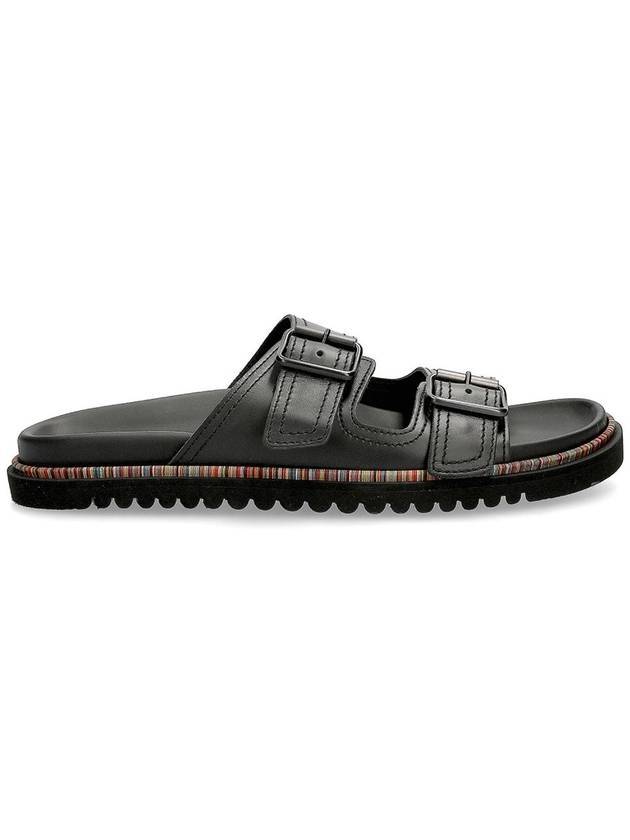 Phoenix Leather Slippers Black - PAUL SMITH - BALAAN 1