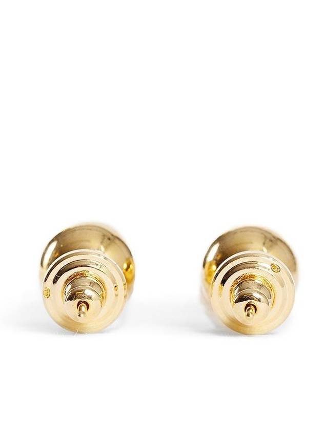 Women's V Logo Crystal Earrings Gold - VALENTINO - BALAAN 3