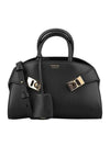 Hug Mini Bag Black - SALVATORE FERRAGAMO - BALAAN 2