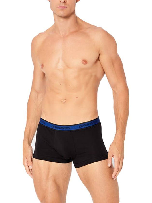 Logo 3 Pack Briefs Black - EMPORIO ARMANI - BALAAN 1