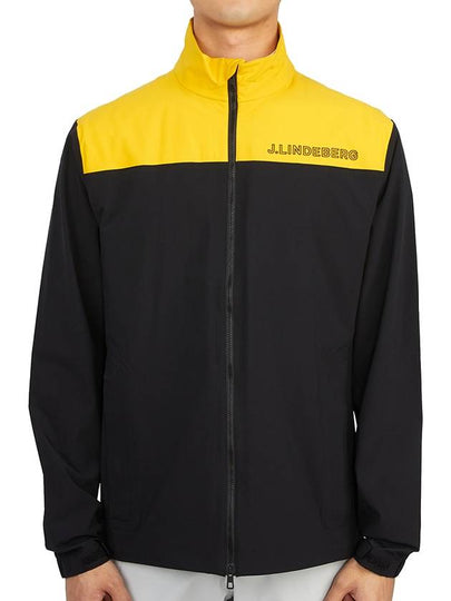 Men's Golf Bridge Rain Jacket Black - J.LINDEBERG - BALAAN 2