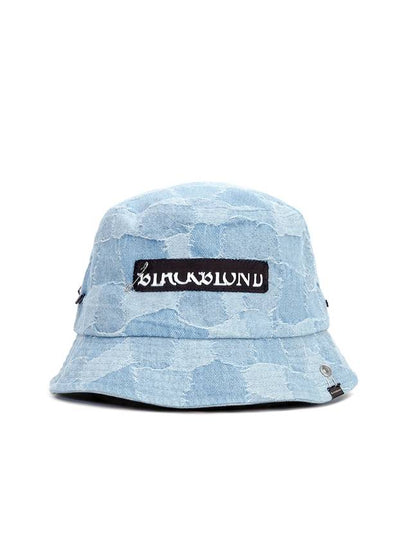 The Apparition Patchwork Denim Bucket Hat Light Blue - BLACKBLOND - BALAAN 2