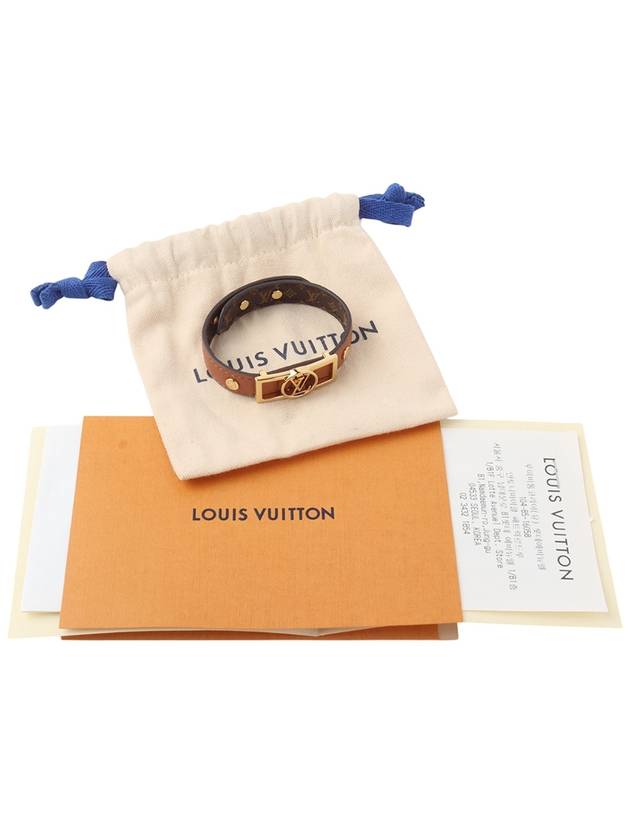 M6560F Dauphine gold logo bracelet 34258 1 - LOUIS VUITTON - BALAAN 6