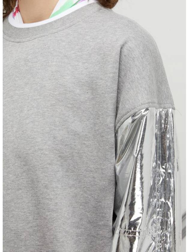 Maison Margiela 1 METALLIC SLEEVE SWEATSHIRT - MAISON MARGIELA - BALAAN 6